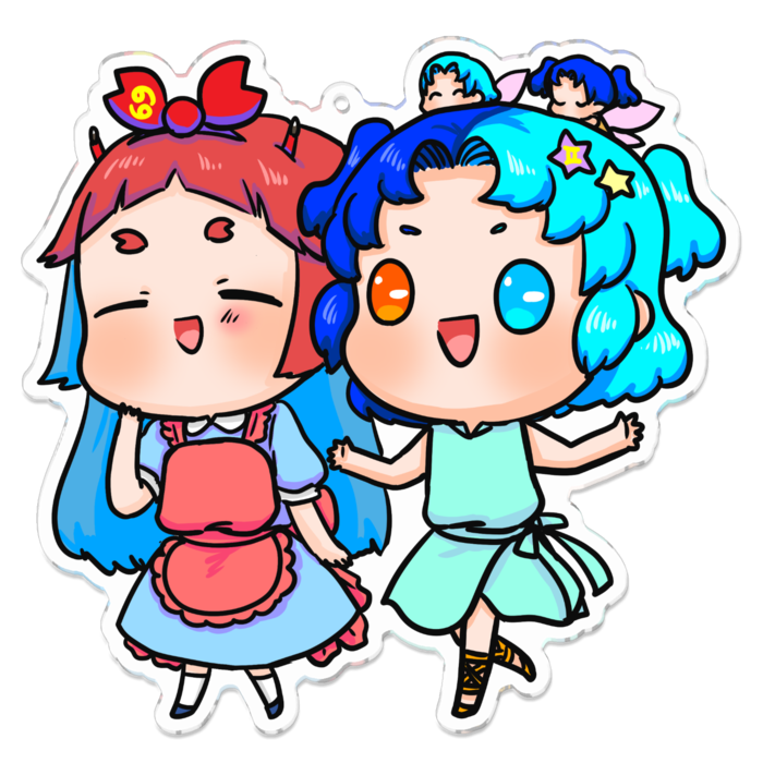 アクリルキーホルダー - 100 x 100 (mm)