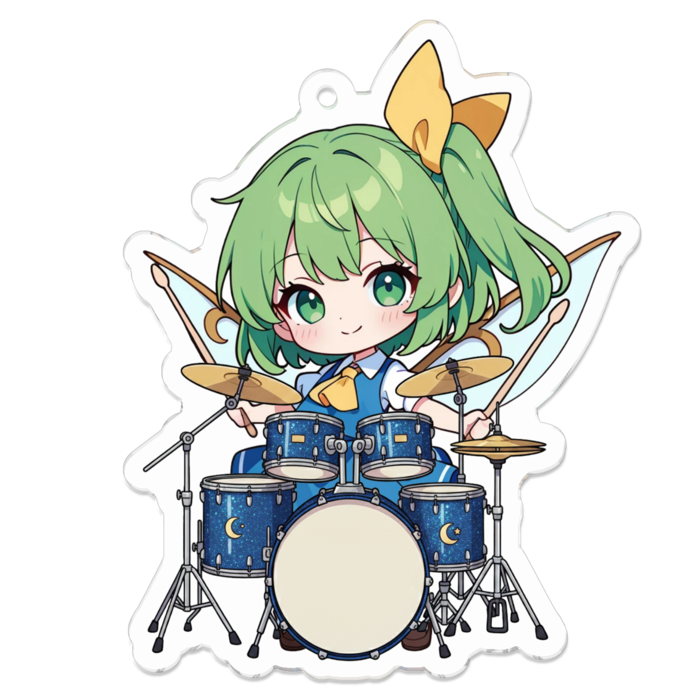 アクリルキーホルダー - 70 x 70 (mm)(キャラのみ)