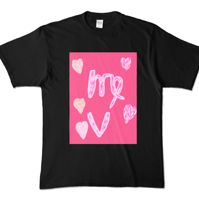カラーTシャツ - XL - ブラック (濃色)