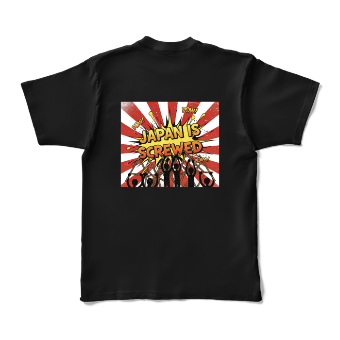 カラーTシャツ - XL - ブラック (濃色)