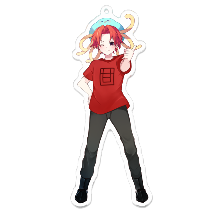 アクリルキーホルダー（コーティング） - 100 x 100 (mm)