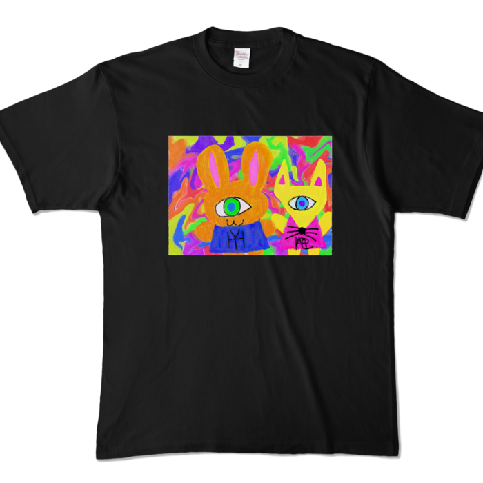 カラーTシャツ - XL - ブラック (濃色)