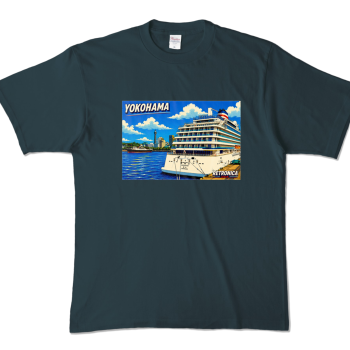 カラーTシャツ - XL - デニム (濃色)