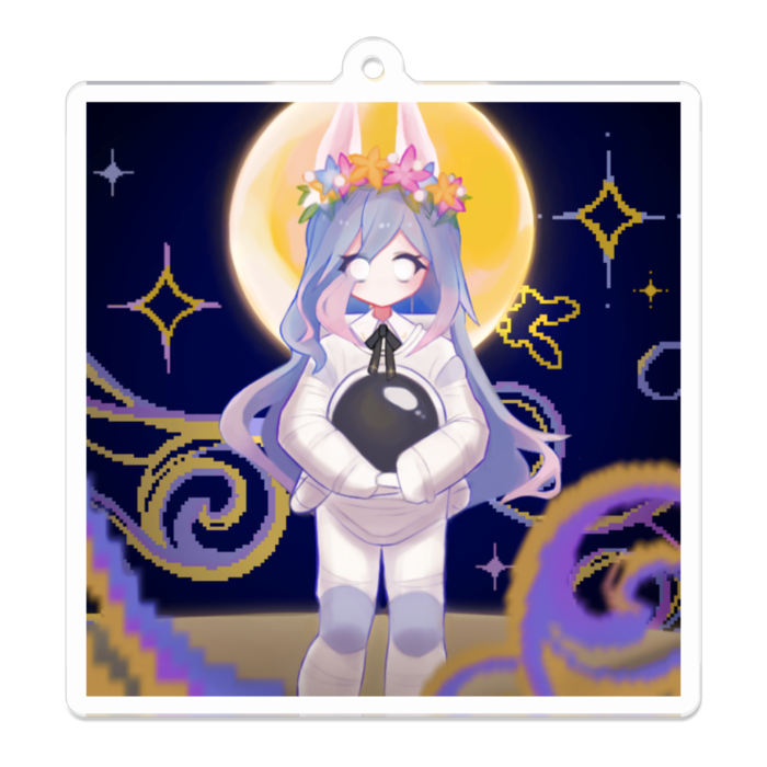 アクリルキーホルダー - 70 x 70 (mm)