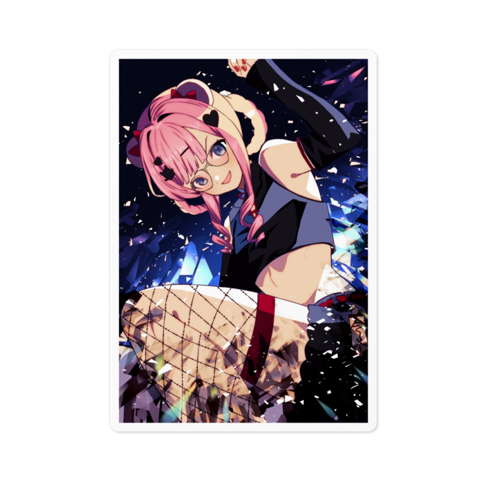 ステッカー - 100 x 100 (mm)（ホワイト）