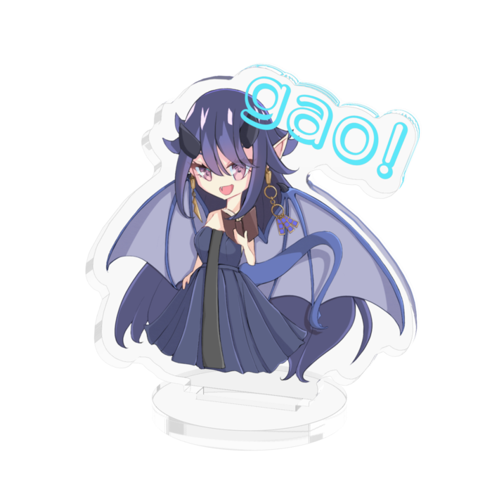 アクリルフィギュア - 50x50mm 文字入り