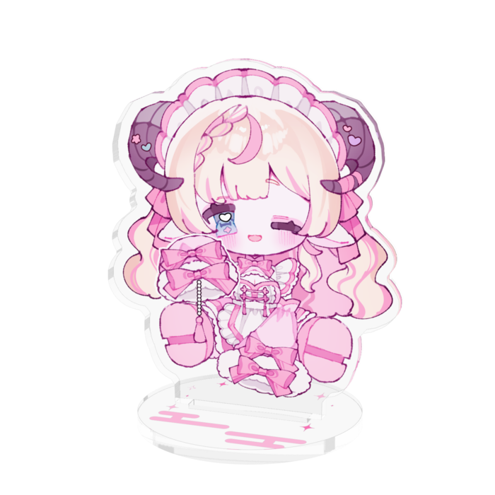 アクリルフィギュア(ウィンク) - 70x70mm