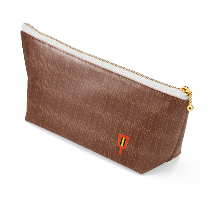 ポーチ - 長さ21.5cm / 高さ10cm - ホワイト