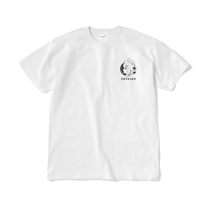 Tシャツ黒ロゴ  - XL - ホワイト