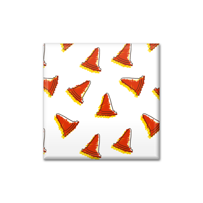 缶バッジ - 四角形40mm