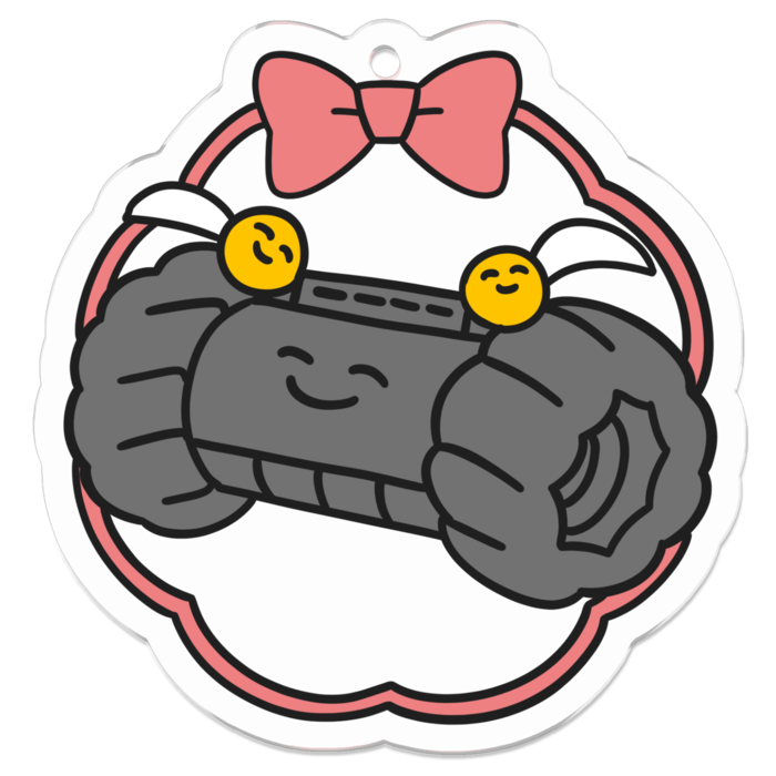 アクリルキーホルダー - 50 x 50 (mm)