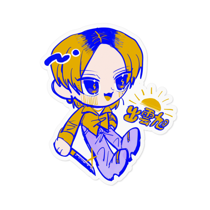 ステッカー - 100 x 100 (mm)