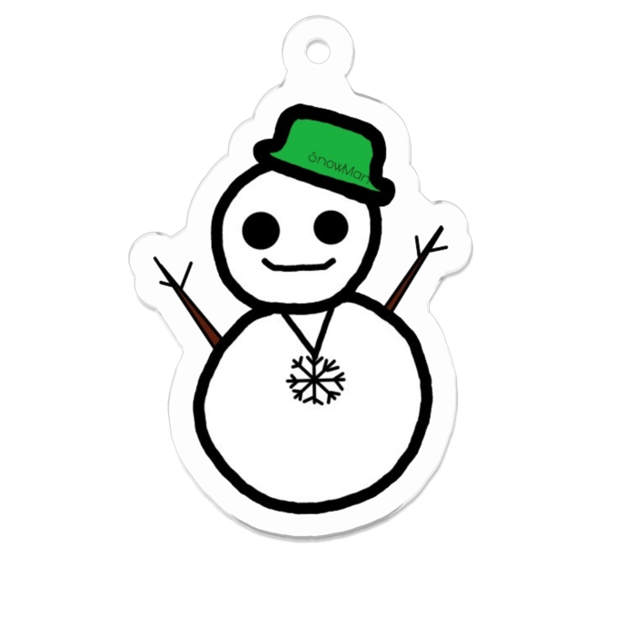 アクリルキーホルダー（コーティング） - 50 x 50 (mm)