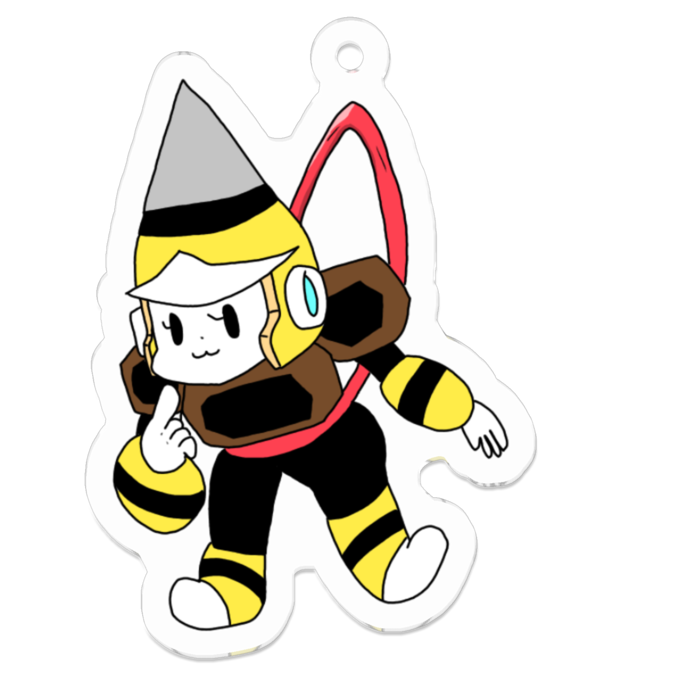 アクリルキーホルダー - 50 x 50 (mm)