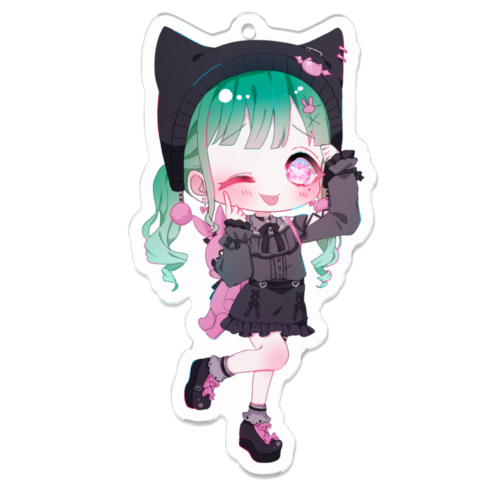 アクリルキーホルダー - 70 x 70 (mm)