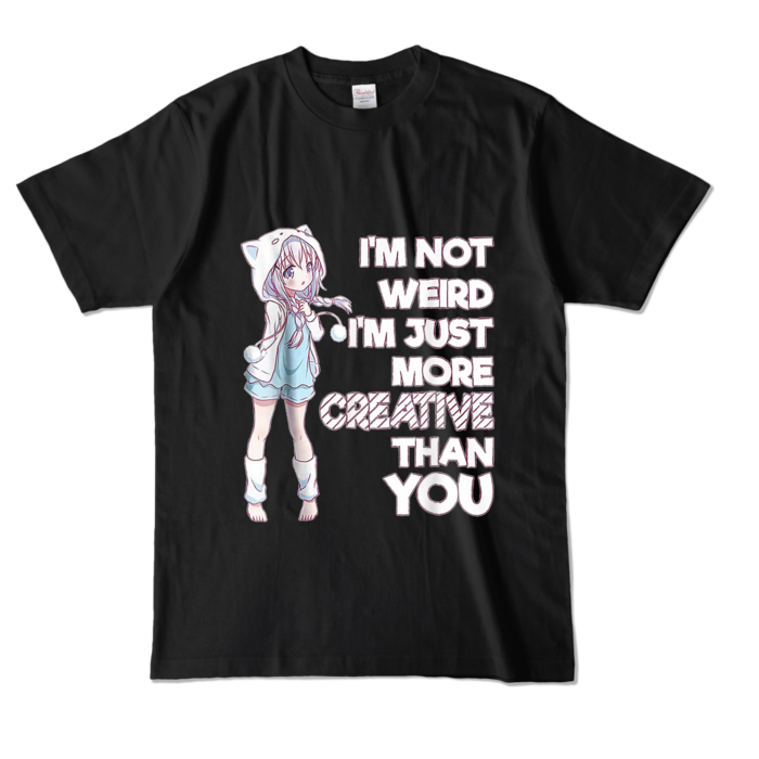 カラーTシャツ - L - ブラック (濃色)