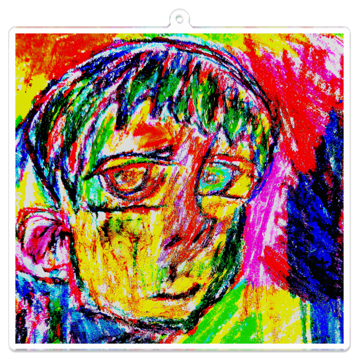 アクリルキーホルダー(コーティング) - 100 x 100 (mm)