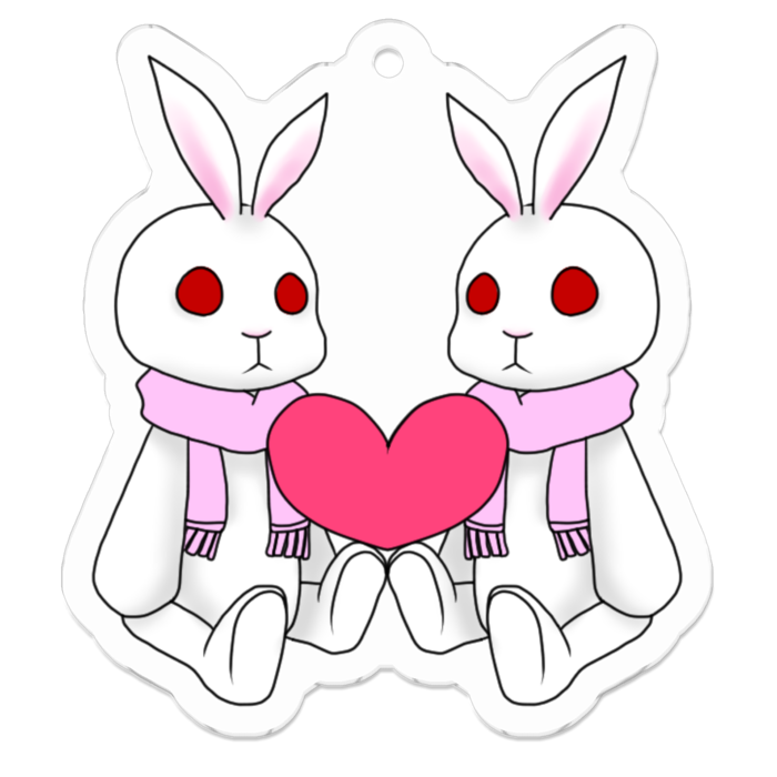 アクリルキーホルダー - 50 x 50 (mm)