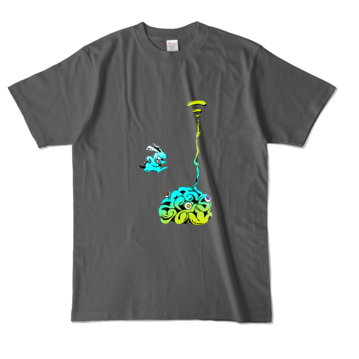 カラーTシャツ - L - チャコール (濃色)(5)