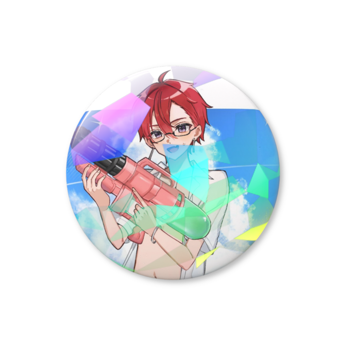 ホログラム缶バッジ - 25mm(クリスタル)