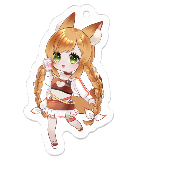 アクリルキーホルダー - 50 x 50 (mm)