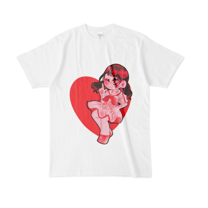 未鈴ちゃんTシャツ - L - 白(1)