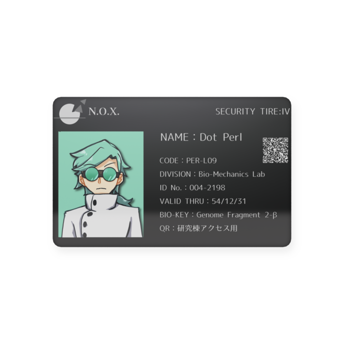 ドット・ペル プラスチックカード - 会員証（85.6 × 54mm）