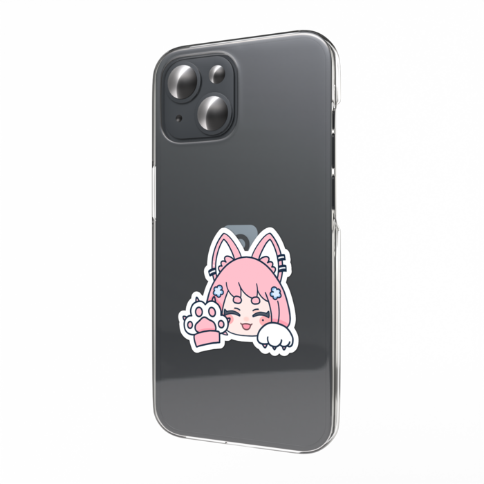 スマホステッカー やっほー！
