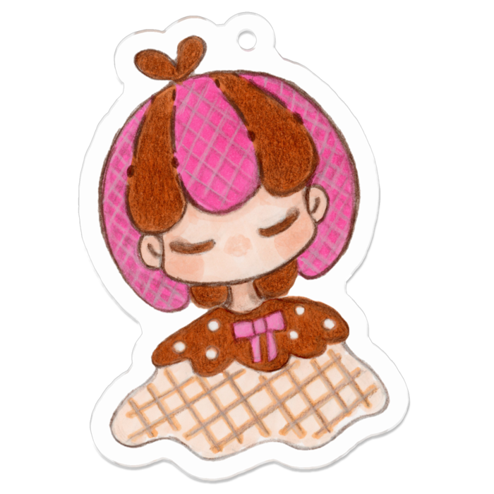 アクリルキーホルダー - 50 x 50 (mm)