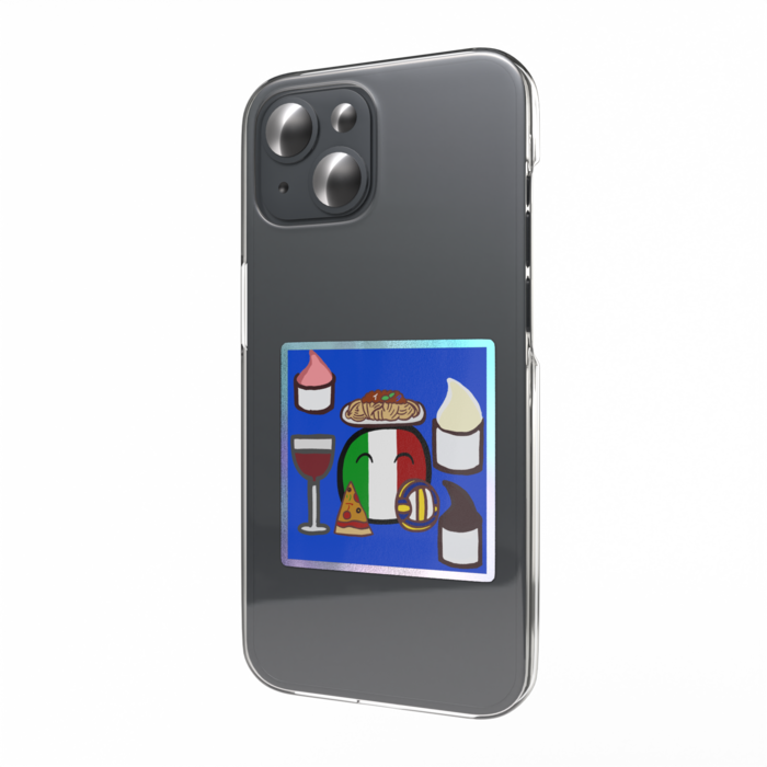 オーロラスマホステッカー - W55 × H91mm 以内