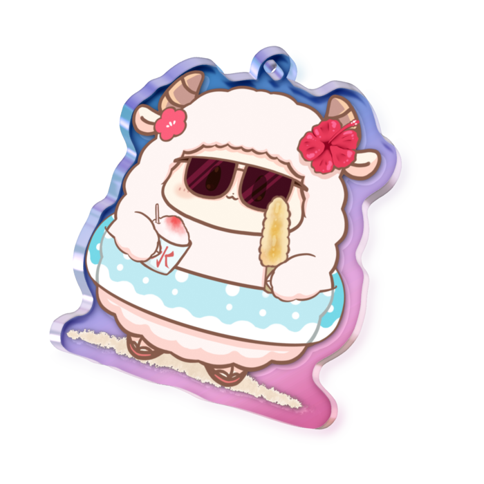 7月けだま - 50 × 50mm