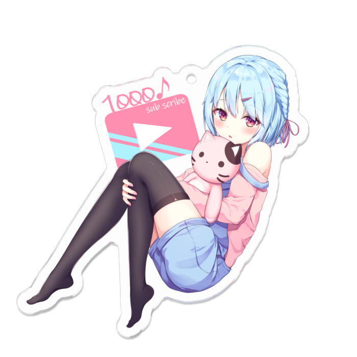 アクリルキーホルダー - 70 x 70 (mm)