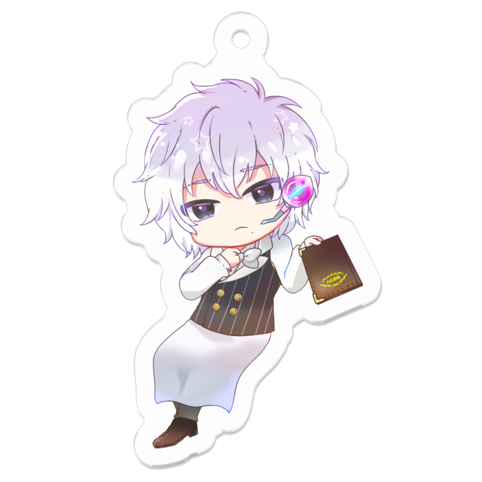 アクリルキーホルダー（コーティング） - 50 x 50 (mm)