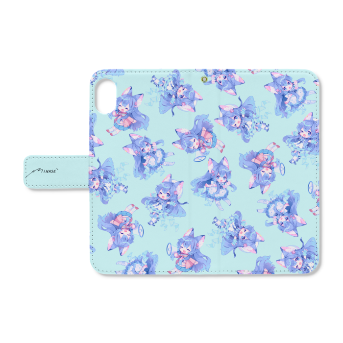 Blue - iPhone XR - ストラップ穴 あり