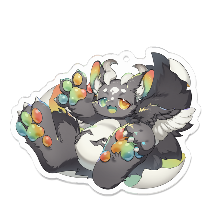 アクリルキーホルダー - 70 x 70 (mm)