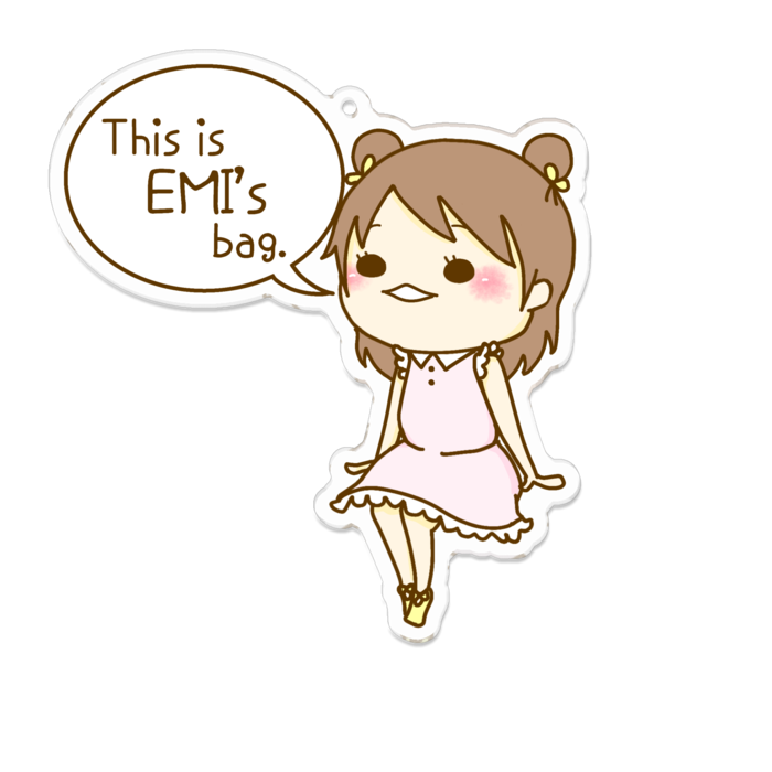 アクリルキーホルダー - 100 x 100 (mm)