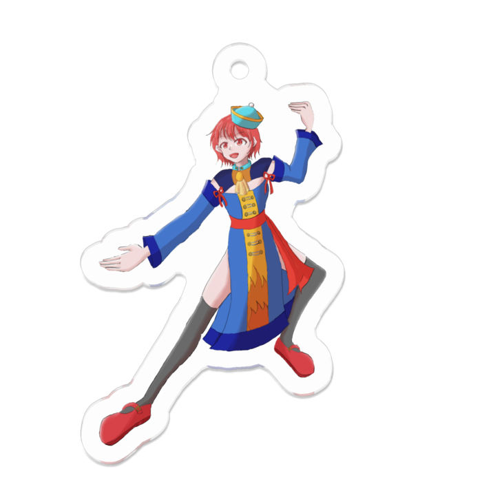 アクリルキーホルダー - 50 x 50 (mm)