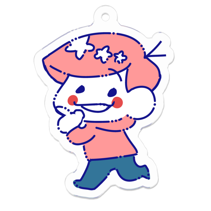 アクリルキーホルダー - 50 x 50 (mm)