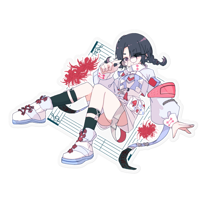 ステッカー - 160 x 160 (mm)