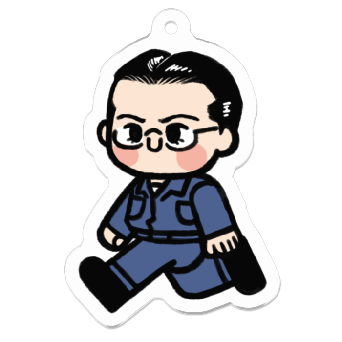 アクリルキーホルダー - 50 x 50 (mm)