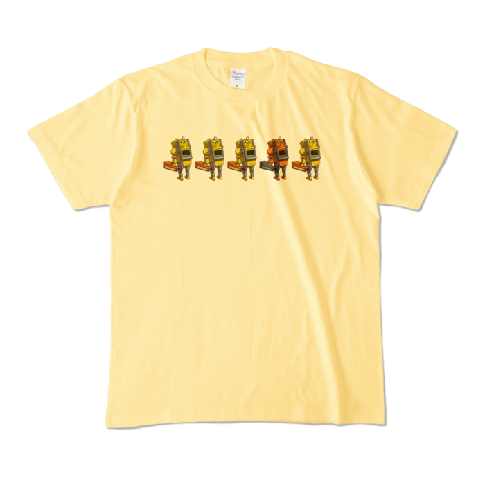カラーTシャツ - M - ライトイエロー (淡色)
