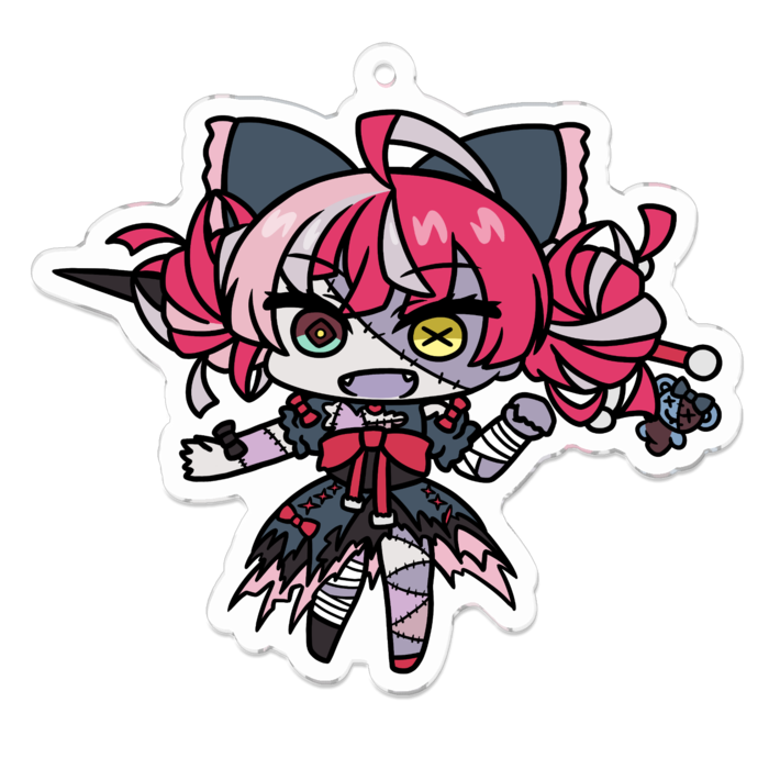 アクリルキーホルダー（コーティング） - 70 x 70 (mm)