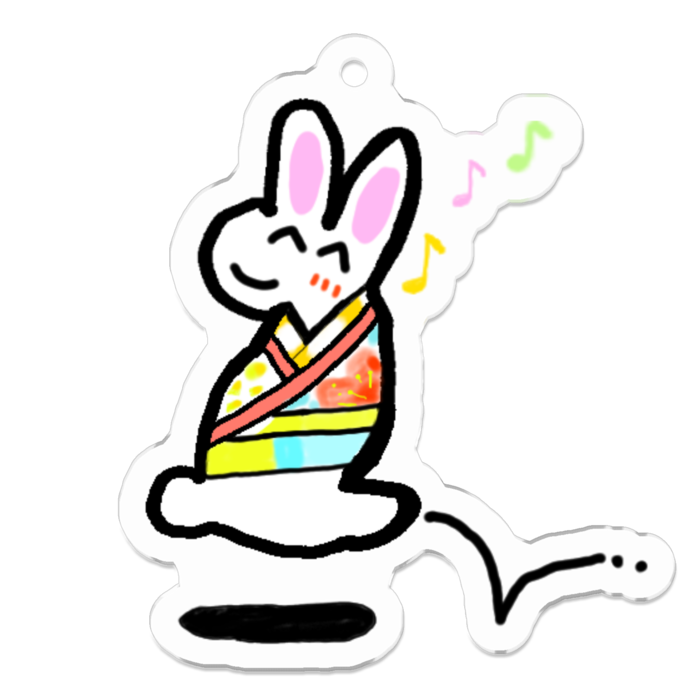 アクリルキーホルダー - 50 x 50 (mm)