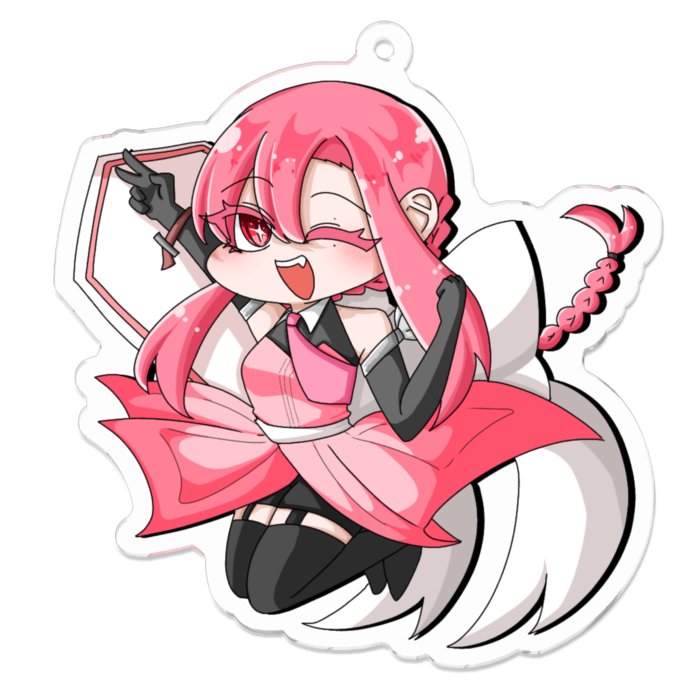 アクリルキーホルダー（コーティング） - 70 x 70 (mm)