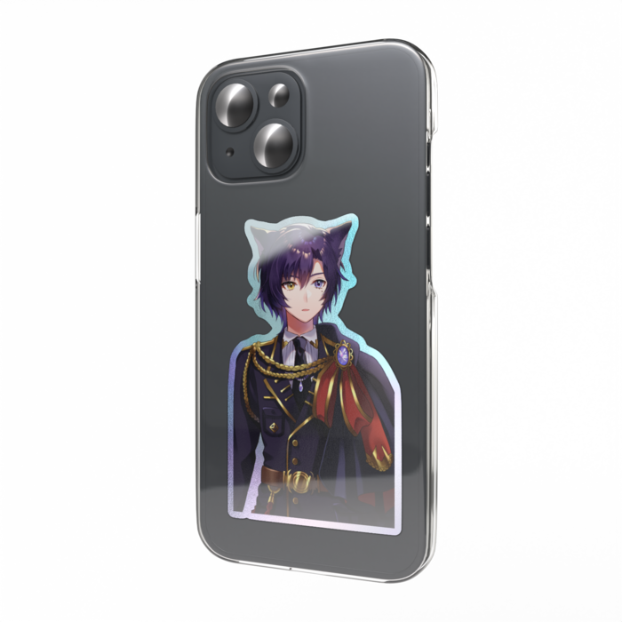 オーロラスマホステッカー - 縦