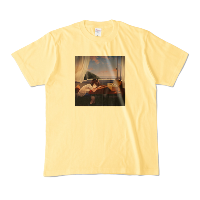 カラーTシャツ - M - ライトイエロー (淡色)