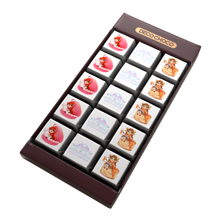 DECOチョコ - 列ごとにデザイン