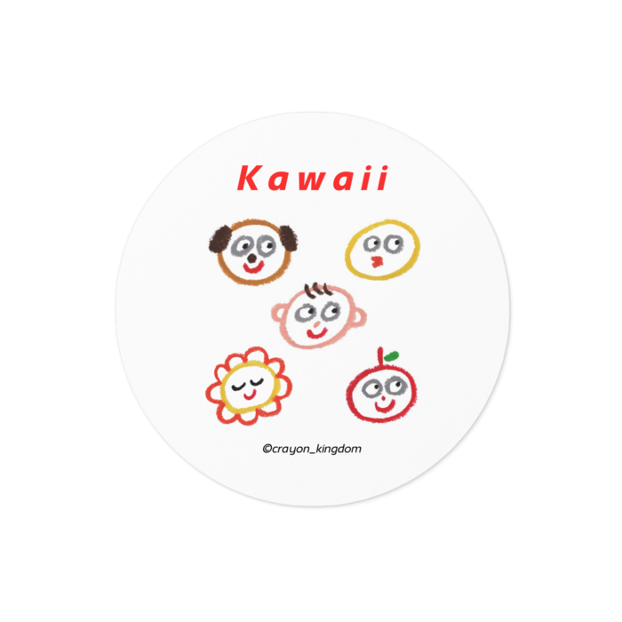 ステッカー - 100 x 100 (mm)