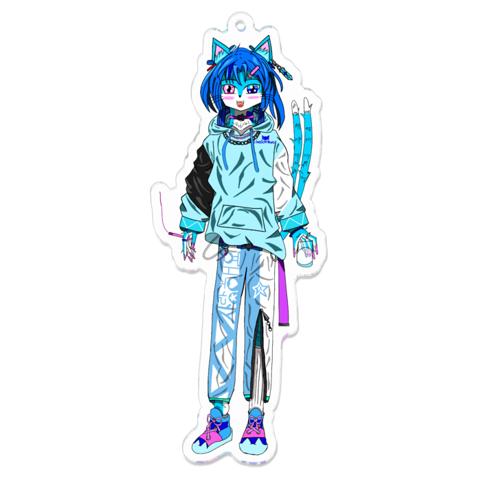 アクリルキーホルダー - 100 x 100 (mm)