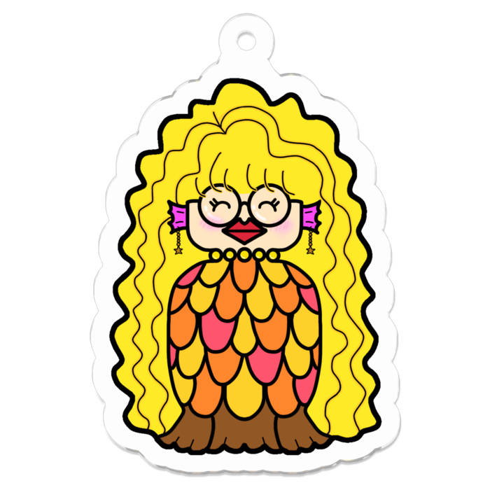 アクリルキーホルダー - 50 x 50 (mm)
